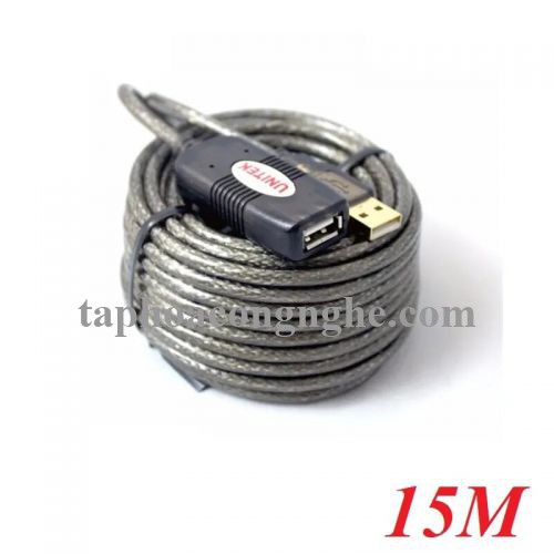 Unitek 96151 U-265 15M Màu Đen Cáp Usb Nối Dài 2.0 Extension có IC khuếch đại 30096151